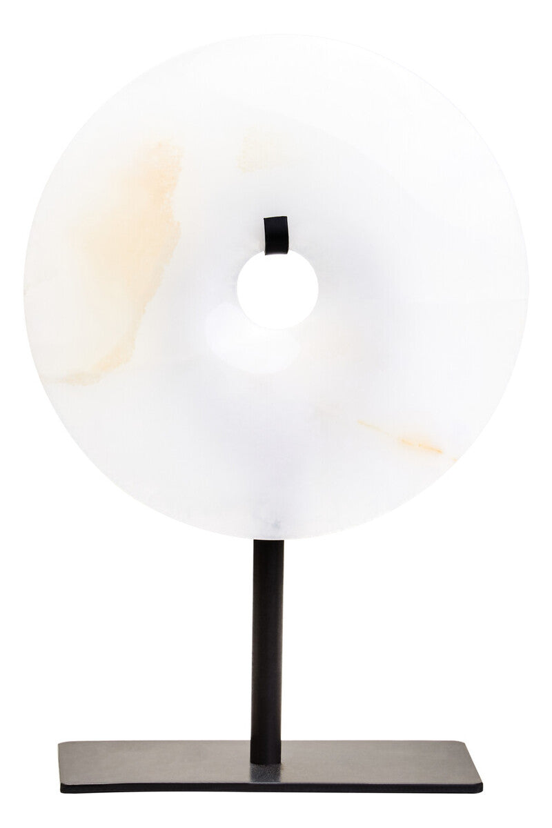Extra Small Round Dia 15cm Onyx Disc Sculpture