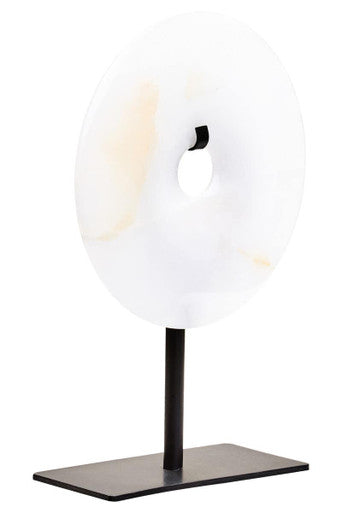 Extra Small Round Dia 15cm Onyx Disc Sculpture
