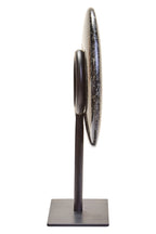 Extra Small Black Marble Round Dia 15cm Disc Sculpture