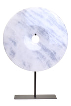 Extra Large Round Dia 35cm White Marble Disc Sculpture