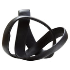 Matt Black Nickel Finish Knot Sculpture