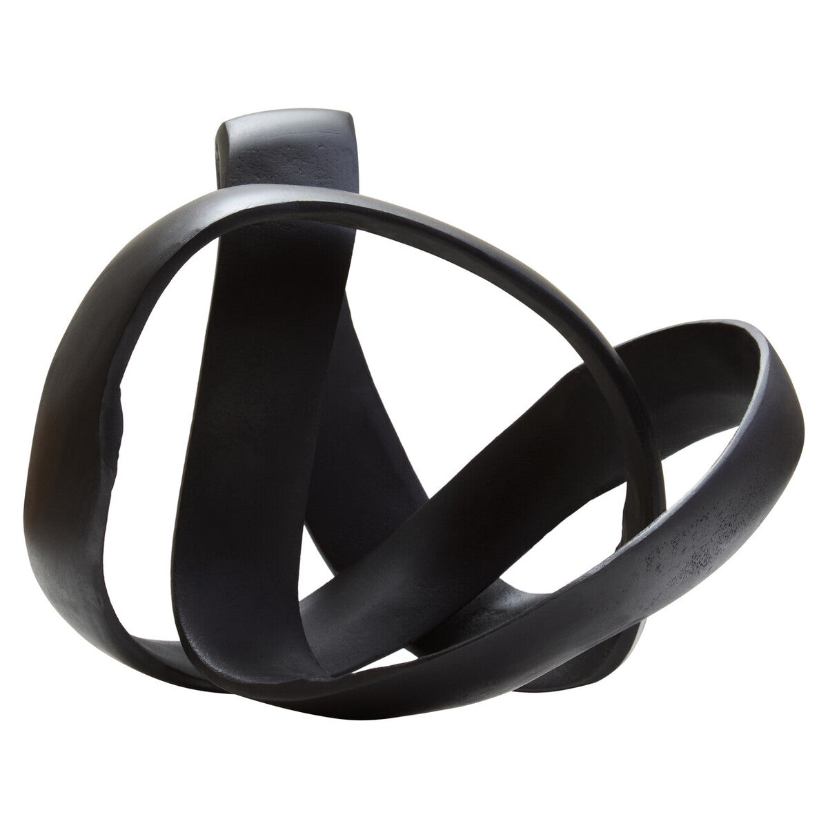 Matt Black Nickel Finish Knot Sculpture