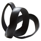 Matt Black Nickel Finish Knot Sculpture