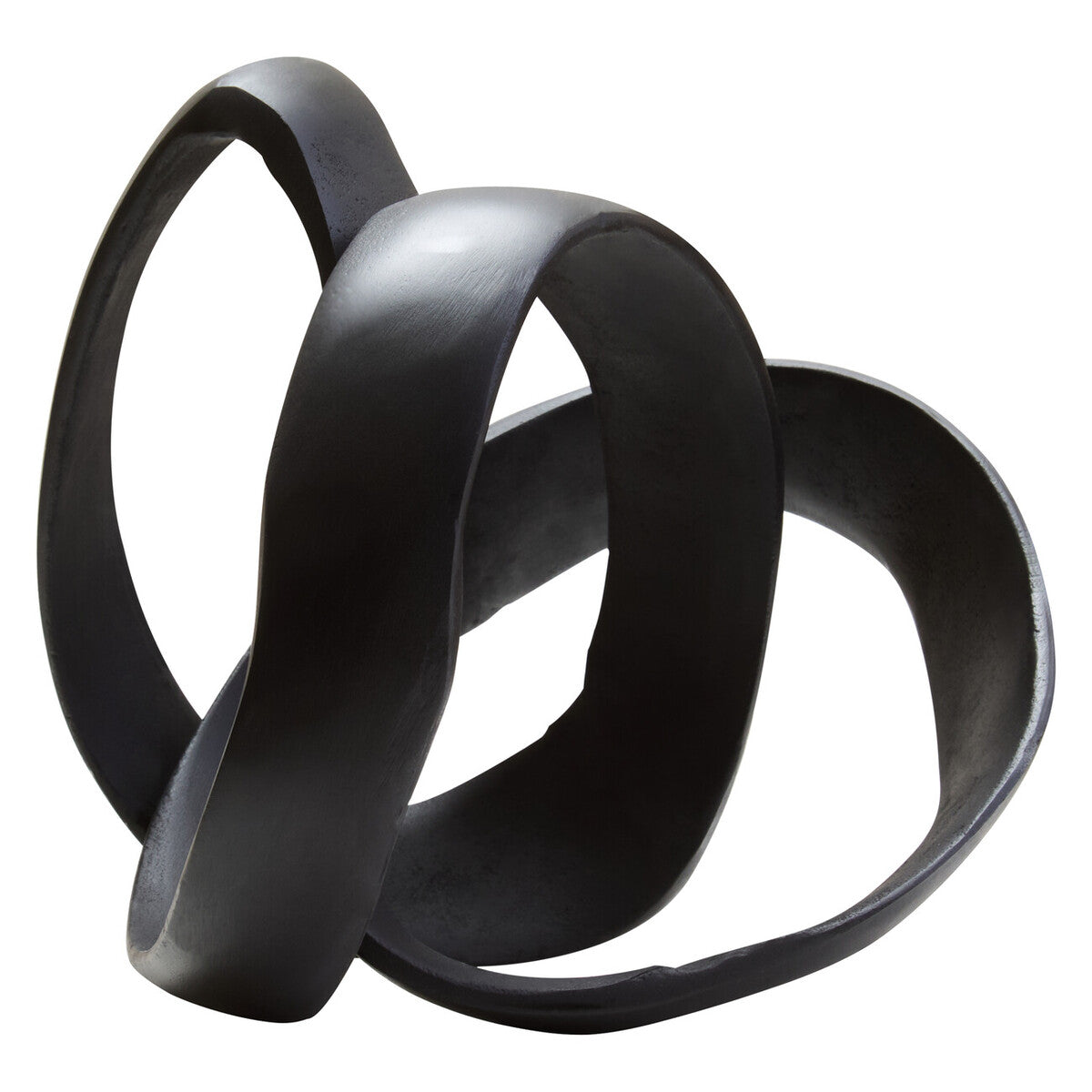 Matt Black Nickel Finish Knot Sculpture