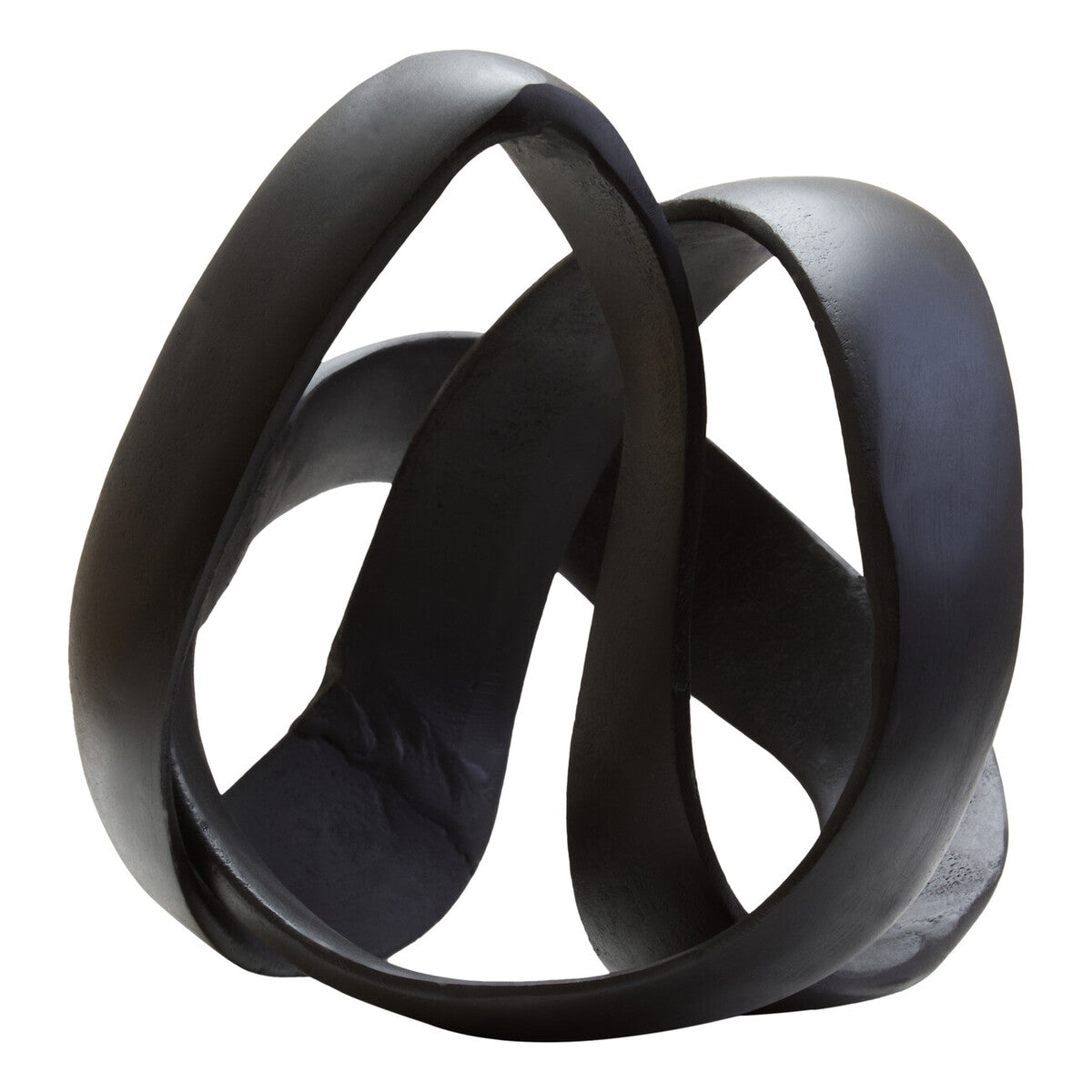 Matt Black Nickel Finish Knot Sculpture