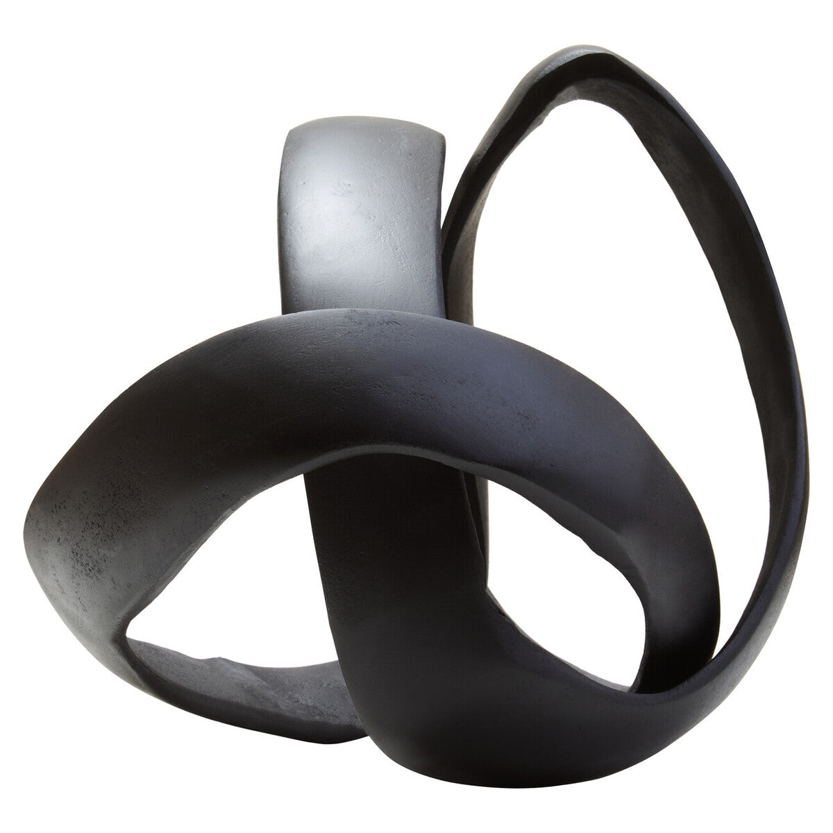 Matt Black Nickel Finish Knot Sculpture