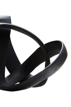 Matt Black Nickel Finish Knot Sculpture