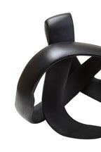 Matt Black Nickel Finish Knot Sculpture