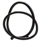 Matte Black Nickel Finish Twist Sculpture