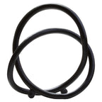 Matte Black Nickel Finish Twist Sculpture