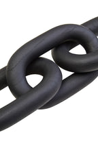 Black Wood 3 Link Chain Decor