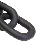 Black Wood 3 Link Chain Decor