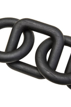 Black Wood Five Link Table Decor Chain