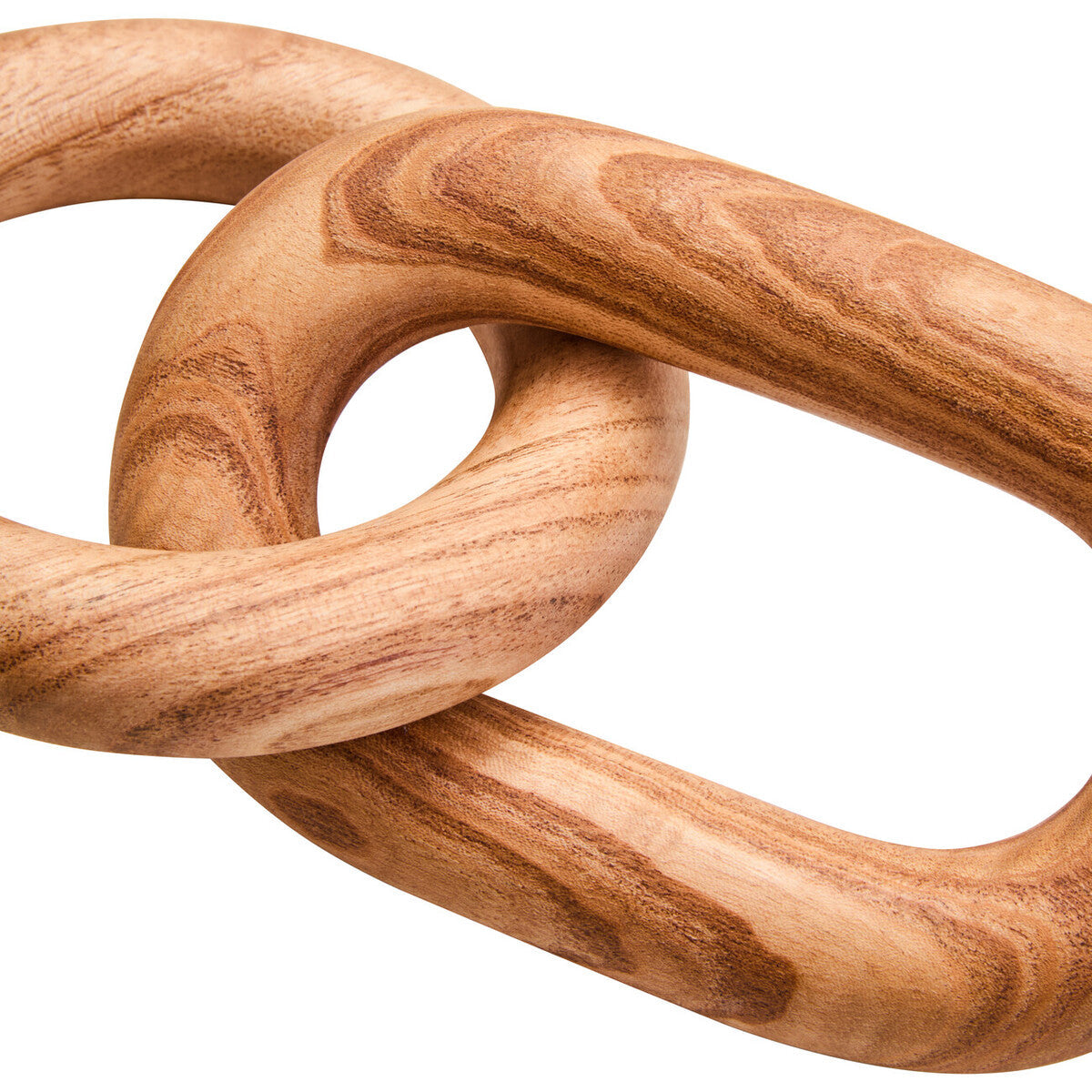Natural Wood 2 Link Chain Decor