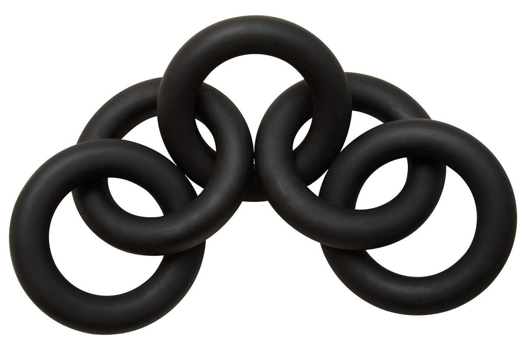 Black Wooden 5 Link Floor Decor Chain