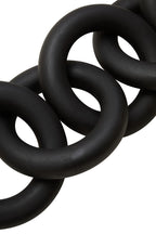 Black Wooden 5 Link Floor Decor Chain