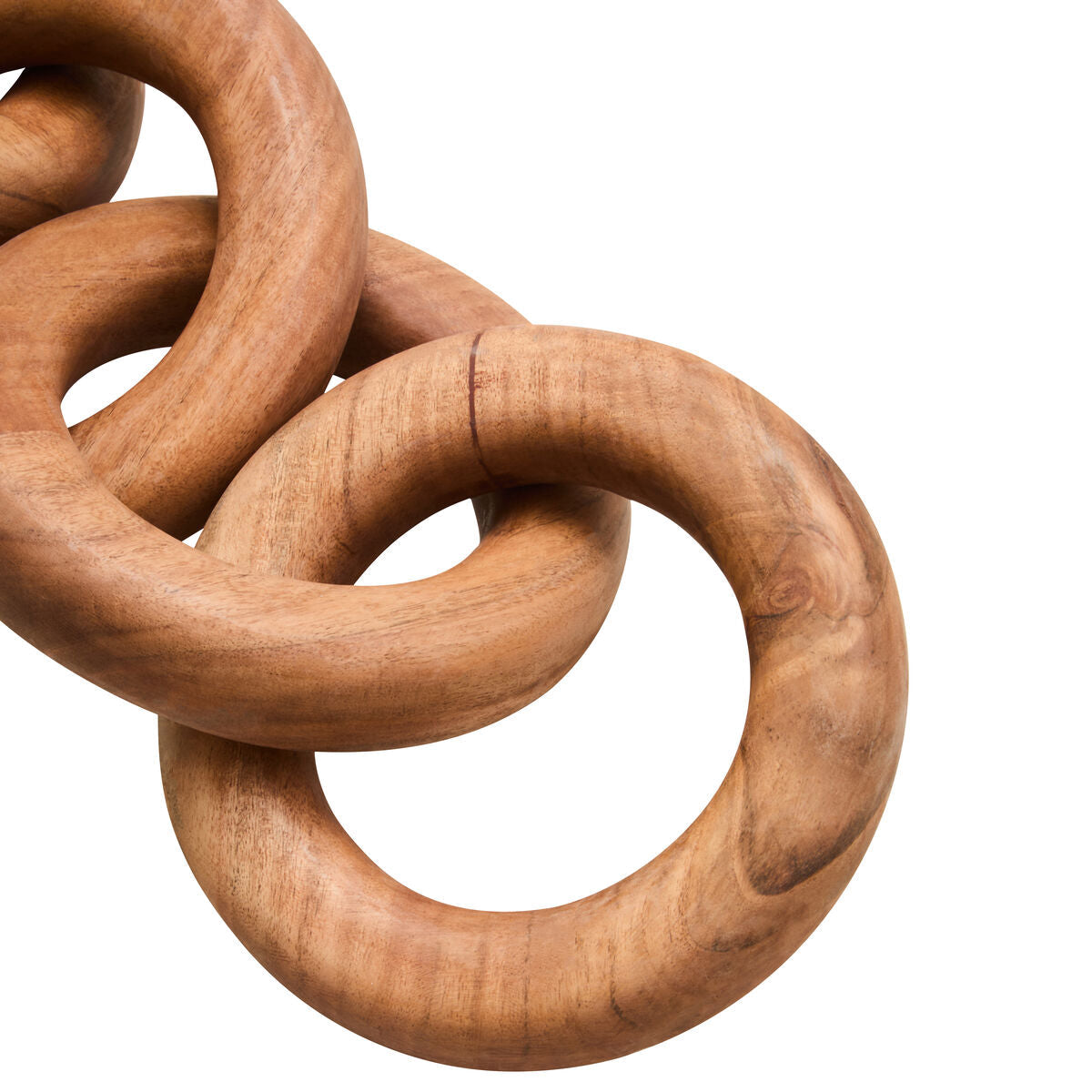 Natural Wooden 5 Link Floor Decor Chain
