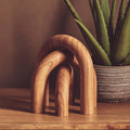Natural Wood Arch Sculpture