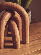 Natural Wood Arch Sculpture