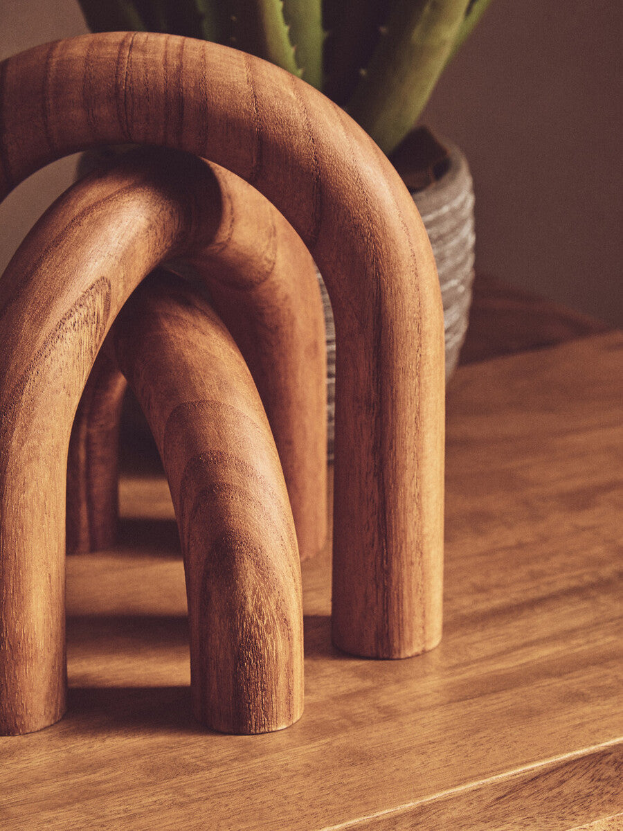 Natural Wood Arch Sculpture