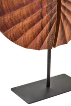 Brown Wood Sculpture with Black Base | Westo