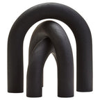 Black Wood Arch Sculpture | Cato