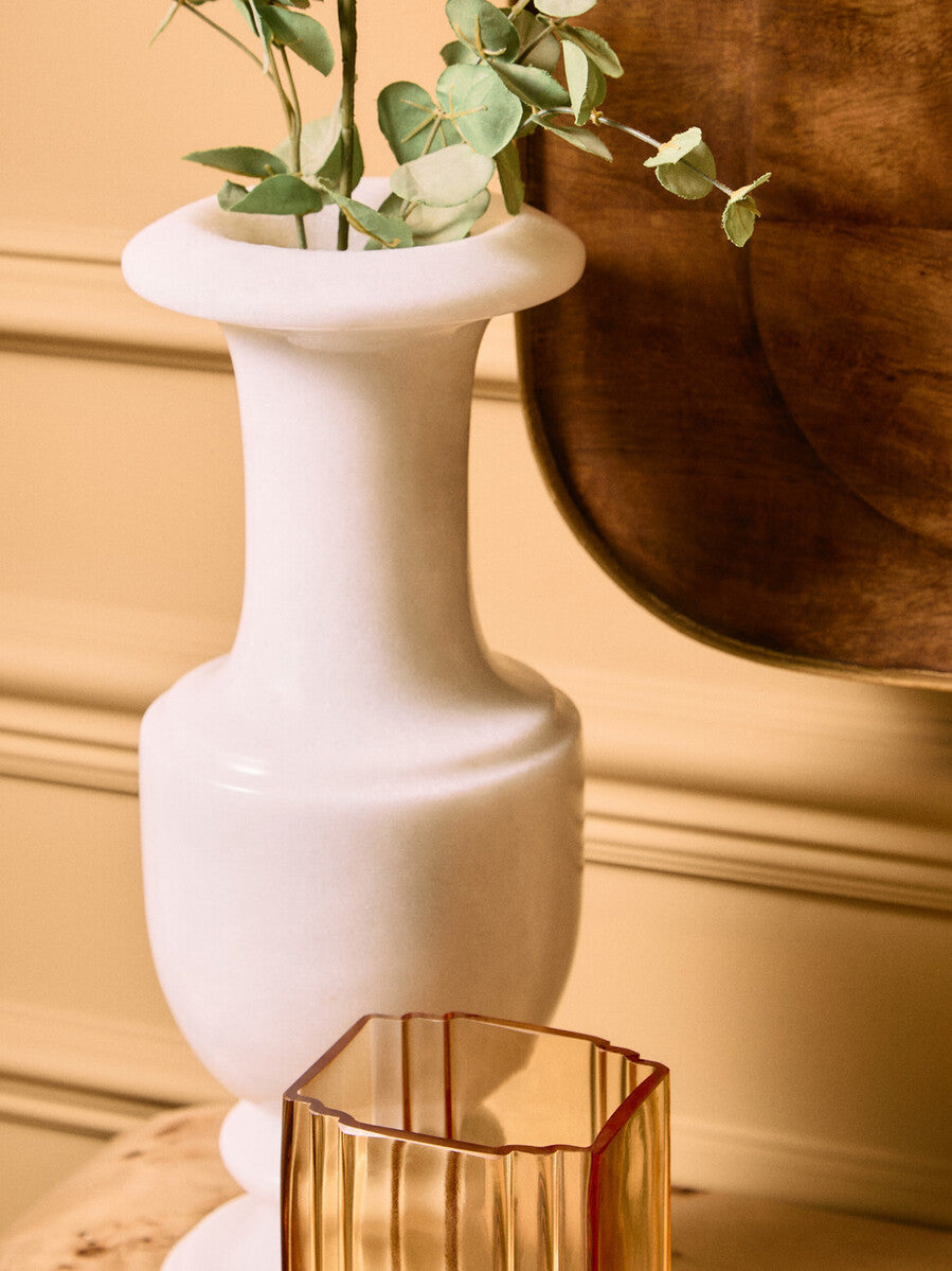 White Marble Vase