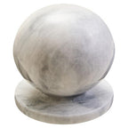 White Marble Ball Sculpture