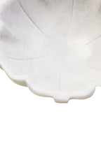 Small White Marble Lotus Bowl