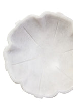 Small White Marble Lotus Bowl