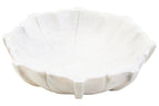 Large White Marble Lotus Bowl
