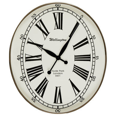 White and Black Wall Clock