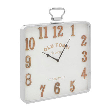 Pocket Style Square Wall Clock