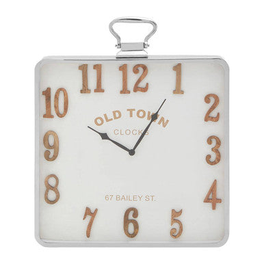 Pocket Style Square Wall Clock
