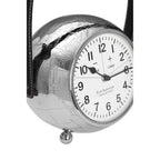 Silver Large Table Clock
