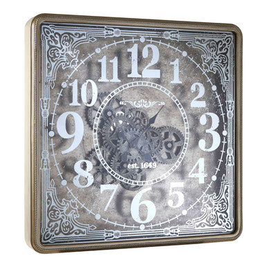Antique Gold Square Wall Clock