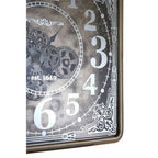 Antique Gold Square Wall Clock