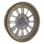 82cm Dia Antique Gold Round Wall Clock