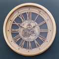 82cm Dia Antique Gold Round Wall Clock