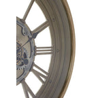 82cm Dia Antique Gold Round Wall Clock
