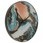 45cm Dia Pink and Blue Wall Clock