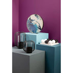 45cm Dia Blue Abstract Wall Clock