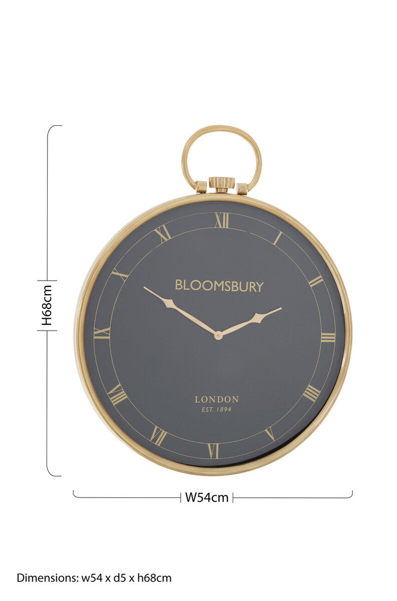Pocket Watch Design Large Wall Clock