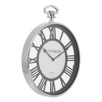 Nickel Finish Pocket Style Wall Clock