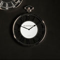 Nickel Finish Pocket Style Wall Clock