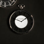 Nickel Finish Pocket Style Wall Clock