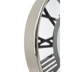 Nickel Finish Pocket Style Wall Clock