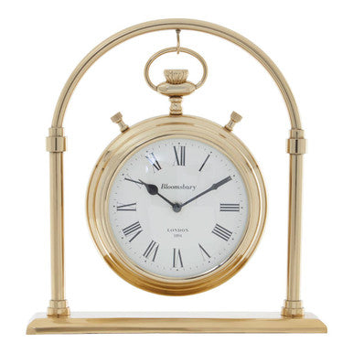 Large Round Mantel Clock