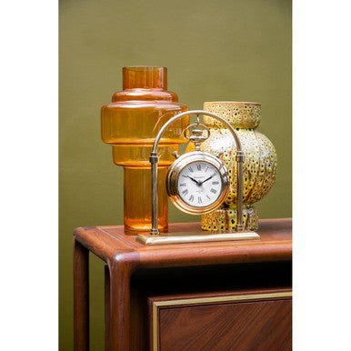 Large Round Mantel Clock