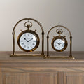 Large Round Mantel Clock